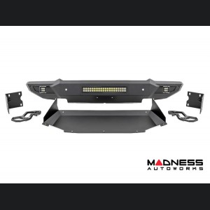 Dodge Ram 1500 Front Bumper - High Clearance - w/ LED Lights and Skid Plate - w/ Tow Hooks